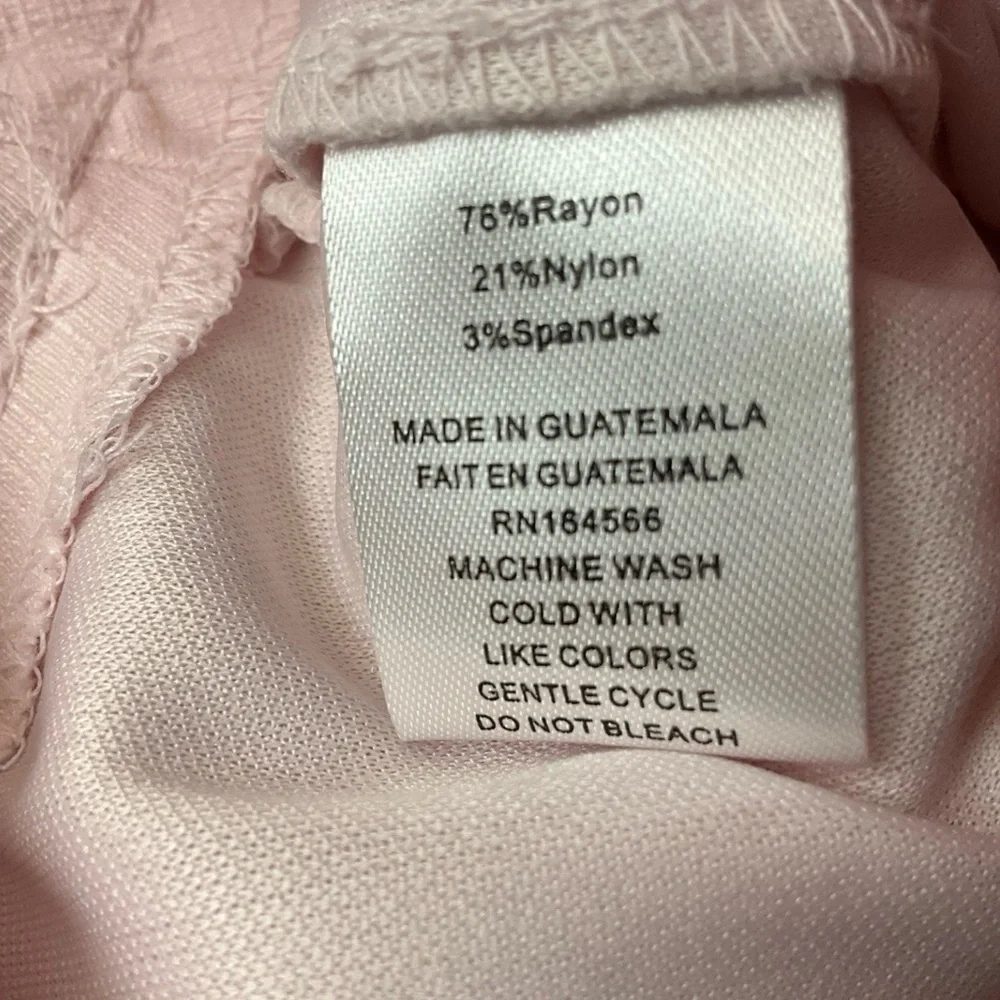 Juniper & Lime Pink Skort Skirt Women's Size‎ M Stretch Pull On